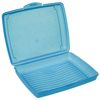 Fiambreara Tuppers Mini Plástico Keeeper Luca 17 X 13 X 3,5 Cm Azul.