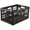 Robusta Caja Plegable Con Asas Suaves, 54 X 37 X 28 Cm, 45 L, Ben, Gris Grafito