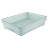 Cesta Antideslizante Keeeper Jonas Din A4 36x26,5x7 Cm Transparente/azul