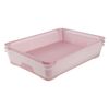 Cesta Antideslizante Keeeper Jonas Din A4 36x26,5x7 Cm Transparente/rosa