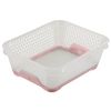 Cesta Antideslizante Keeeper Jonas Din A6 20x16x7 Cm Transparente/rosa