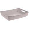 Caja De Almacenaje Plástico Keeeper Lotta 37 X 28 X 6,5 Cm Gris