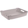 Caja De Almacenaje Plástico Keeeper Lotta 37 X 28 X 6,5 Cm Gris