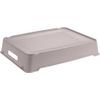 Caja De Almacenaje Plástico Keeeper Lotta 37 X 28 X 6,5 Cm Gris