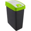 Cubo De Basura Con Tapa Abatible Plástico Keeeper Magne 25l Verde