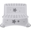 Taburete/alzador 2 Niveles Plástico Keeeper Star 40x37x21cm 3 A 14a Blanco