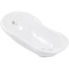 Bañera Ergonómica Con Tapón Plástico Keeeper María 84cm 0 A 12 M Blanco