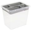 Caja De Almacenamiento  Keeeper Lara, 3 L, Tapa Con Clip Para Cerrar