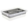 Caja De Almacenamiento Keeeper Lara, 3,1 L, Tapa Con Clip Para Cerrar