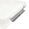 Caja De Almacenamiento Keeeper Lara, 6 L Tapa Con Clip Para Cerrar