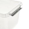 Caja De Almacenamiento Keeeper Lara 8,35 L Tapa Con Clip Para Cerrar