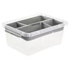 Caja De Almacenamiento Keeeper Lara 12,5 L Tapa Con Clip Para Cerrar