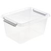 Caja De Almacenamiento Keeeper Lara 15,5 L Tapa Con Clip Para Cerrar