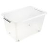 Caja De Almacenamiento Clipbox Lars, 60 L, 58 X 39 X 35, Con Ruedas