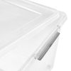 Caja De Almacenamiento Clipbox Lars, 60 L, 58 X 39 X 35, Con Ruedas