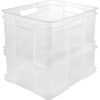 Caja Almacenaje Robusca Plástico Keeeper Bruno 43x35x17,5cm 20l Transp.