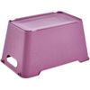 Caja De Almacenaje Plástico Keeeper Lotta 29,5 X 19 X 15 Cm Frambuesa