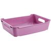 Caja De Almacenaje Plástico Keeeper Lotta 28 X 21 X 6,5 Cm Frambuesa