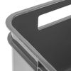 Caja Almacenaje Eurobox Plástico Eco Keeeper Bruno 37x27x22 Cm Gris