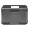 Caja De Almacenaje Eurobox M, Plástico Eco (pp), 35 X 27 X 22 Cm, 16 L, Gris