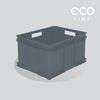 Caja Almacenaje Eurobox Plástico Eco Keeeper Bruno 52x43x28 Cm Gris