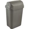 Cubo De Basura Con Tapa Deslizante Plástico Eco Keeeper Rasmus 25l Gris