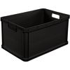 Keeeper Caja Transporte 60x40x32cm, Resistente Ácidos Y Alimentos, 64l, Gris Grafito 3 Pzs