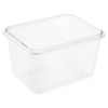 Caja De Alimentos Con Cierre Clic. 14x11x9cm, 0,7l, Tina Tritan, Aqumarine.