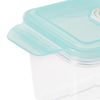 Caja De Alimentos Con Cierre Clic. 14x11x9cm, 0,7l, Tina Tritan, Aqumarine.