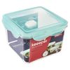 Caja Para Alimentos Frescos 16 X 16 X 11,1 Cm, Tina Tritan, Aquamarine (verde)