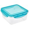 Caja Para Alimentos Frescos,16 X 16 X 8 Cm, 1,15 L, Tino Tritan, Azul