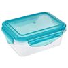 Caja Para Alimentos Frescos, 14 X 11 X 6,6 Cm, 0,45 L, Tino Tritan, Azul