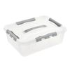 Caja De Almacenamiento Plástico Keeeper 39 X 29 X 12,4, Gris Nórdico