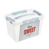 Caja De Almacenamiento Home Sweet Home Plástico Keeeper 29x 19x18,azul