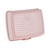 Caja De Almacenamiento Plástico Keeeper 17 X 13 X 6,5, Rosa Nórdico