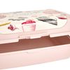 Caja De Almacenamiento Plástico Keeeper 17 X 13 X 7, Rosa Nórdico