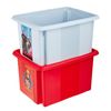 Caja De Almacenamiento Fireman Sam 38 X 28,5 X 20,5, Rojo Cereza