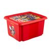 Caja De Almacenamiento Fireman Sam 42,5 X 35,5 X 22,5, Rojo Cereza