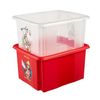 Caja De Almacenamiento Fireman Sam 42,5 X 35,5 X 22,5, Rojo Cereza