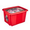 Caja De Almacenamiento Fireman Sam 45 X 35 X 27, Rojo Cereza