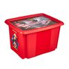 Caja De Almacenamiento Fireman Sam 45 X 35 X 27, Rojo Cereza