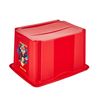 Caja De Almacenamiento Fireman Sam 45 X 35 X 27, Rojo Cereza