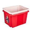 Caja De Almacenamiento Fireman Sam 45 X 35 X 27, Rojo Cereza