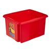 Caja De Almacenamiento Cars 42,5 X 35,5 X 22,5, Rojo Cereza Keeeper