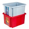 Caja De Almacenamiento Cars 42,5 X 35,5 X 22,5, Rojo Cereza