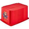 Caja De Almacenamiento Fireman Sam 55,5 X 40 X 30, Rojo Cereza
