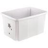 Caja De Almacenamiento 55,5 X 40 X 30, Blanco Keeeper