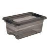 Caja  Almacenamiento Plástico Keeeper 29,5x19,5x12,5,gris Translúcido