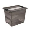 Caja De Almacenamiento Plástico Keeeper 39,5x29,5x30,gris Translúcido