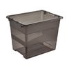 Caja De Almacenamiento Plástico Keeeper 39,5x29,5x30,gris Translúcido